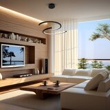  LED luster na sajli DOUBLEMOON LED/30W/230V crna | Eponuda.com
