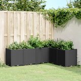 vidaXL Vrtna sadilica crna 160 x 120 x 53 cm PP Cijene
