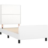  Okvir za krevet s uzglavljem bijeli 100x200 cm od umjetne kože | Eponuda.ba
