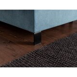 Esposa postelja boxspring 200 cm x 220 cm , tekstil pastelno modra | Shoptok.si