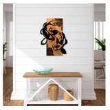 WALLXPERT fish Yang WalnutBlack Decorative Wooden Wall Accessory | Eponuda.com