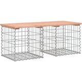  Vrtna klupa s gabionskim dizajnom 103x44x42 cm drvo duglazije | Eponuda.ba