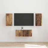 Komplet TV omaric 6 pcs Star les Konstruiran les - - Rjava - 96.22 - 98 x 31 x 29,5 cm - 2025-vidaXL-Uvoz_2