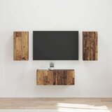  Set TV komoda Zidne 6 pcs Staro drvo Konstruirano drvo | shoptok.hr