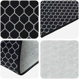  Traka za tepih ORIZ 1150 gsm Crni mrežasti uzorak | shoptok.hr