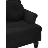  Klupa s jastucima crna 120,5x65x75 cm baršunasta | Eponuda.ba