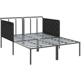  Ležaljka na suncu s jastukom Antracit 153 x 115 x 69.5 cm | shoptok.hr
