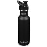 Klean Kanteen steklenička Classic Narrow sport cap 523 ml Black | Shoptok.si