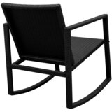  3-Dijelni bistro set od poliratana crni | shoptok.hr