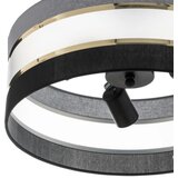  Luster na štapu HELEN 3xE27/15W/230V crna/siva/zlatna | Eponuda.com