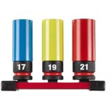 Milwaukee 3-dijelni set nasadnih ključeva 17-21mm 1/2″ 4932493370 u