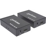 Manhattan Komplet 1080p HDMI Over IP Extender Razširi signal 1080p z omrežnim stikalom in enim omrežnim kablom do 120 m IR podpore črno 2079, (20429873) Cene