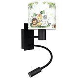 Brilagi LED fleksibilna lampa BOBO 1xE27/25W/230V + LED/3W crna/bela/zelena/džungla | Eponuda.com