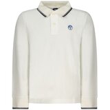 North Sails Dječja dugačka polo majica s dugim rukavima bijela Cijene