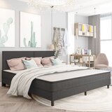 vidaXL Posteljno vzglavje temno sivo blago 200x200 cm Cene