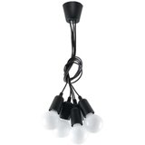  Obesna svetilka DIEGO 5 črna, (21347713) | Shoptok.si