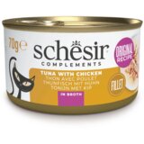 Schesir Hrana za Mačke Tuna i Piletina u Čorbi 85g | ePonuda.com