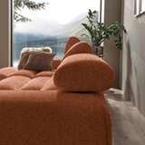Lomoco KOTNA SEDEŽNA GARNITURA, velur terakota | Shoptok.si