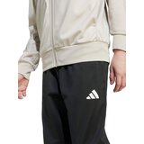 Adidas Športna trenirka svetlo siva / črna / bela | Shoptok.si