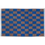 Mette Ditmer Denmark Plava/smeđa kupaonska prostirka od organskog pamuka 50x80 cm Retro – Cijene