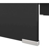 vidaXL Stalak za TV/Monitor Stakleni Crni 80x30x13 cm | shoptok.hr