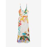 Desigual Women's White Wrap Beach Dress Selva - Women | Eponuda.ba