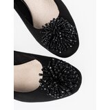 GOODIN Black pumps with a decorative beaded brooch | shoptok.hr