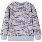  Dječja topla majica siva prošarana 116 | shoptok.hr