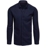 DStreet Koszula męska casualowa ciemnofioletowa w czerwone ciapki | shoptok.hr