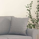  Okrasna blazina 2 kosa svetlo siva 40x40 cm blago, (20769051) | Shoptok.si