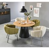 P & B JEDILNA MIZA, črna, barve hrasta | Shoptok.si