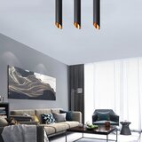 Toolight moderna stropna svjetiljka crno zlato 20 cm APP571-1C | shoptok.hr