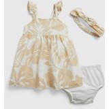GAP Baby Linen Dress with Headband - Girls Cene