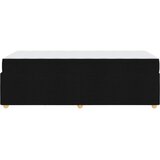  Krevetna konstrukcija s madracem Crna 100 x 200 cm tkanina | shoptok.hr