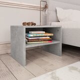  Noćni ormarići 2 kom boja betona 40x30x30 cm konstruirano drvo | shoptok.hr