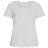 Vila Puloverji Noos Top Sus O-Neck - Optical Snow Bela Cene