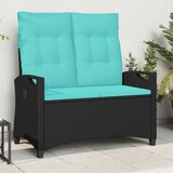  Vrtna klupa s jastukom 105 x 60 x 112 cm čelik | shoptok.hr