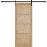 vidaXL Klizna vrata s setom hardvera 83x211 cm od čvrste borovine | shoptok.hr
