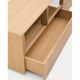Kave Home TV omarica v hrastovem dekorju v naravni barvi 200x54x40 cm Helvine – | Shoptok.si