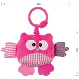 Milly Mally 2881 plišana igračka sovica roza | shoptok.hr