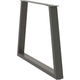  Noge jedilne mize V-oblika 3 kosi Antracit 100x(72-73,3) cm | Shoptok.si
