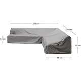 Kave Home Zaščitna prevleka za vrtno pohištvo 270x270x95 cm Iria – | Shoptok.si