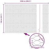  Komplet ograje Komplet 2 Siva Praškasto prevlečeno jeklo | Shoptok.si