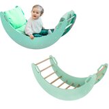 Monkey Gym Lesena gugalnica Moon green, (5000077007) | Shoptok.si
