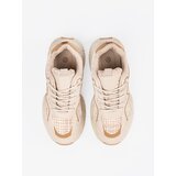 Shelvt Light beige women's platform sneakers | shoptok.hr