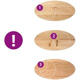 vidaXL Mizna plošča 80x40x4 cm trdna hrastovina ovalna | Shoptok.si