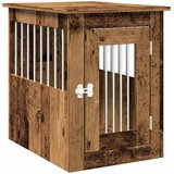 Namještaj za sanduk za pse staro drvo 45x62x59 cm izrađeno drvo | shoptok.hr