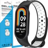 Beline pas za uro mi band 9/8 design črno-belo ohišje, (21969406) | Shoptok.si