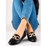 SEASTAR BLACK LOAFERS MADE OF ECO LEATHER