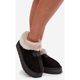 Boto Women's snow boots on platform with fur Black Calyra | Shoptok.si